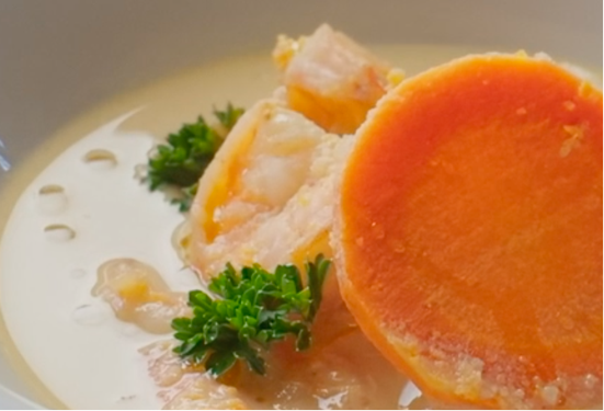 Shrimp Soup  with Carrots